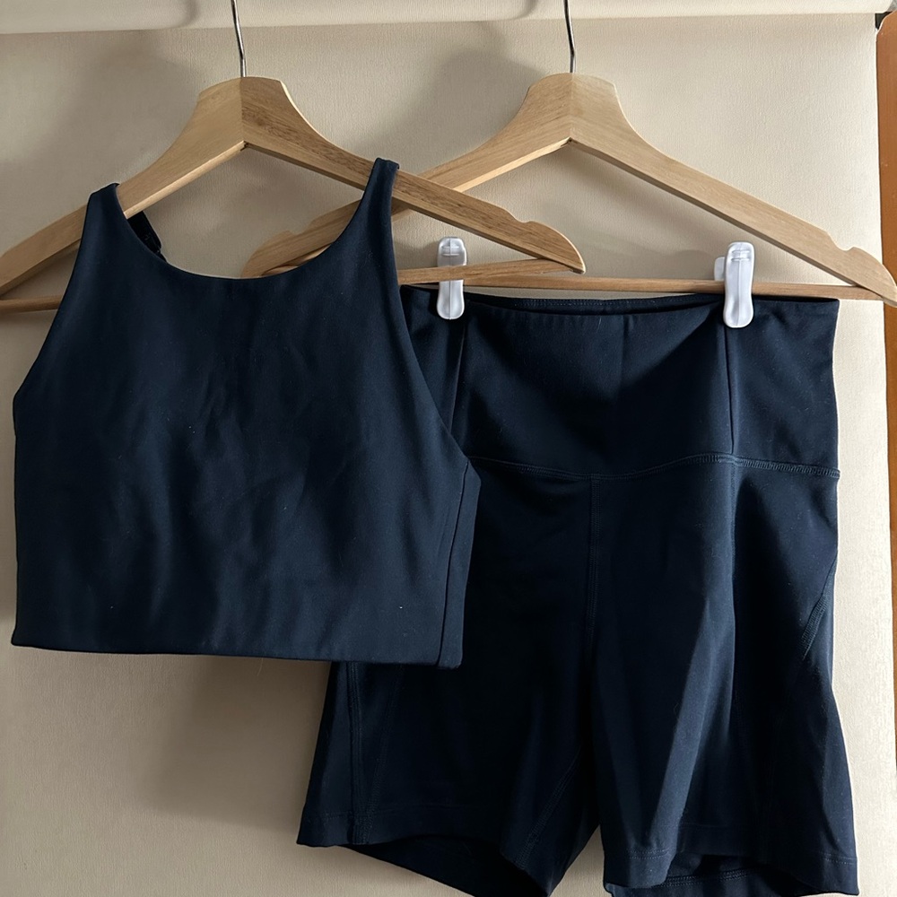 Girlfriend Collective Midnight Navy Set